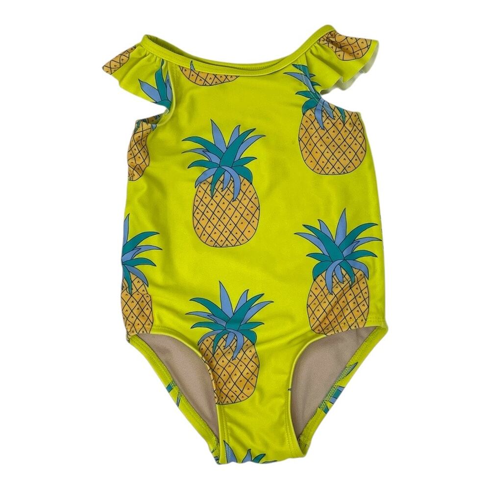 Tea Collection “Pineapple Parade” One Piece Swimsuit. Size 2.